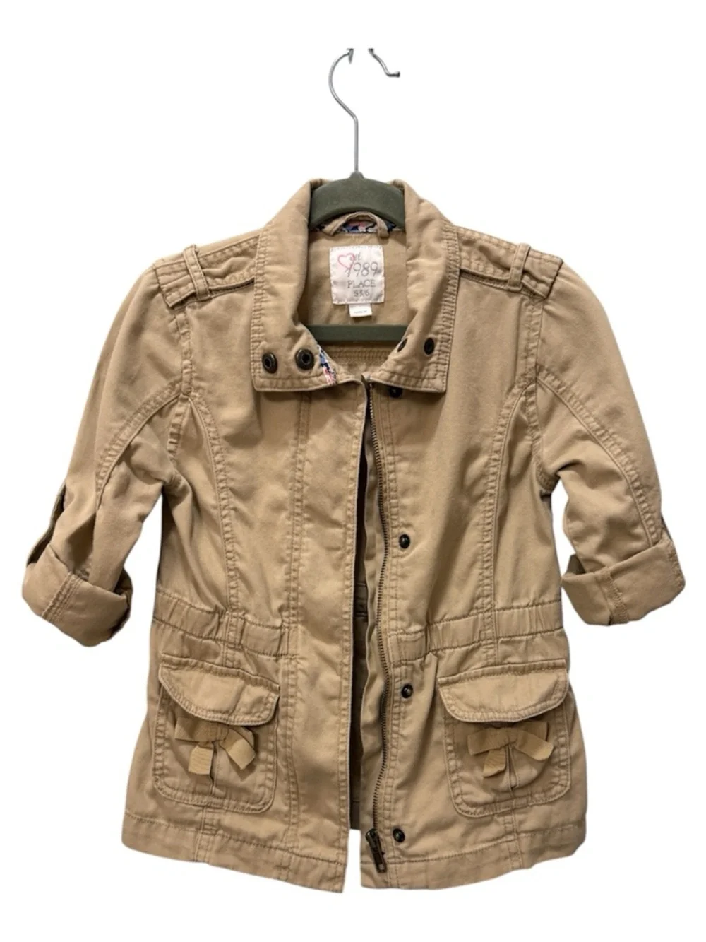Girls children’s place safari style jacket - Sz 5/6